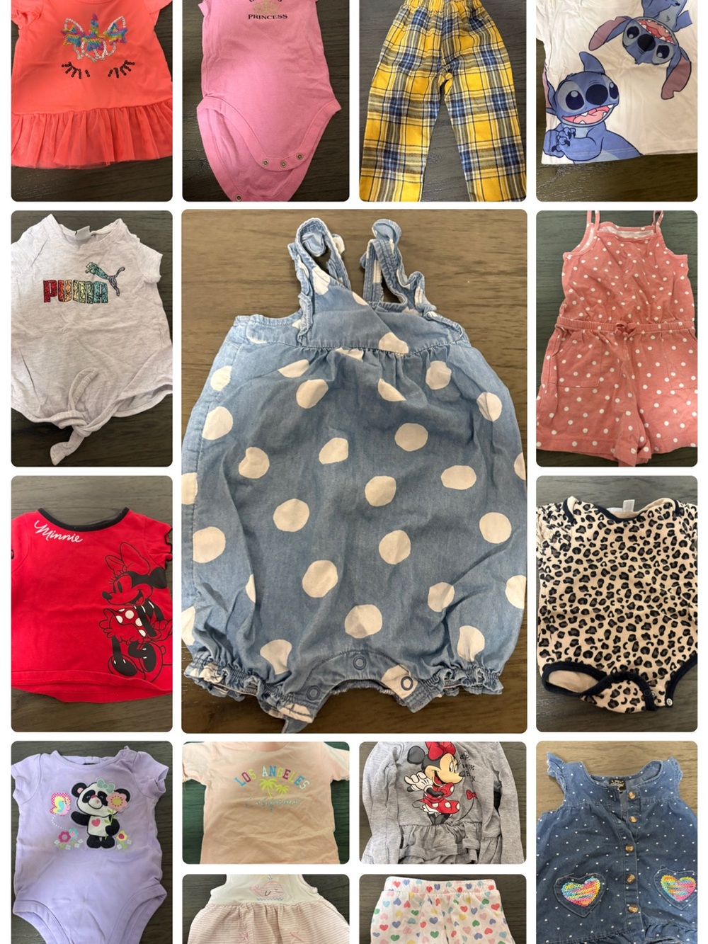Baby clothes bag